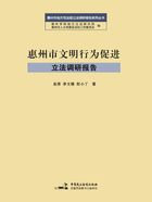 惠州市文明行为促进立法调研报告在线阅读