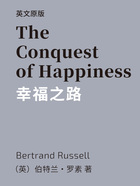The Conquest of Happiness=幸福之路（英文版）在线阅读