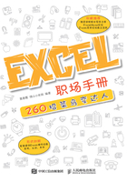 Excel 职场手册：260招菜鸟变达人