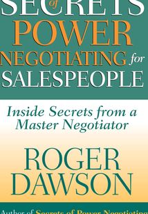 Secrets of Power Negotiating for Salespeople