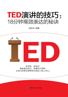 TED演讲的技巧：18分钟高效表达的秘诀