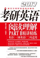 （2017）考研英语阅读理解Part B精讲精练在线阅读