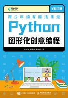 青少年编程魔法课堂：Python图形化创意编程在线阅读