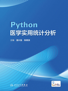 Python医学实用统计分析