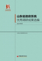 山东省政府系统优秀调研成果选编（2019年度）在线阅读