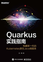 Quarkus实践指南：构建新一代的Kubernetes原生Java微服务在线阅读