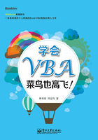 学会VBA，菜鸟也高飞！在线阅读