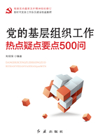 党的基层组织工作热点疑点要点500问（2020年修订）在线阅读