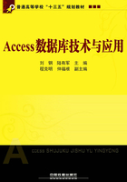 Access数据库技术与应用