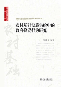 農(nóng)村基礎(chǔ)設(shè)施供給中的政府投資行為研究