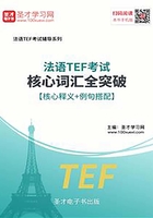 2019年法语TEF考试核心词汇全突破【核心释义＋例句搭配】