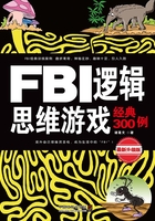 FBI逻辑思维游戏经典300例（最新升级版）在线阅读