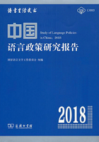 中国语言政策研究报告（2018）