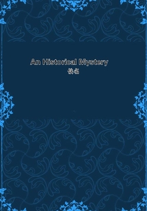 An Historical Mystery