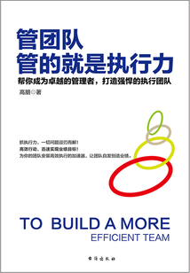 管团队，管的就是执行力