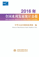 2016年全国水利发展统计公报