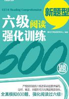 六级阅读强化训练600题