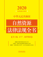 2020中华人民共和国自然资源法律法规全书（含土地、矿产、海洋资源）