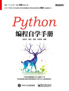 Python编程自学手册在线阅读