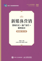 新媒体营销：营销方式+推广技巧+案例实训（微课版· 第2版）在线阅读