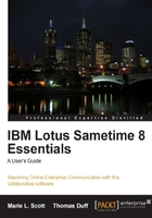 IBM Lotus Sametime 8 Essentials: A User's Guide在线阅读