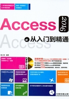 Access 2016从入门到精通