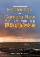 Photoshop+CameraRaw风光、人文、城市、星空摄影后期技法（全彩）