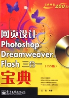 网页设计Photoshop，Dreamweaver，Flash三合一宝典（CS5版）