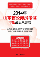 2014年山东省公务员考试申论最后8套卷在线阅读