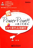 PowerPoint！让教学更精彩：PPT课件高效制作（全彩）在线阅读