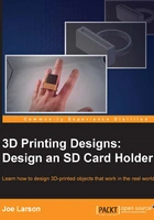 3D Printing Designs：Design an SD Card Holder在线阅读