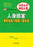 人身损害索赔指南与赔偿计算标准在线阅读