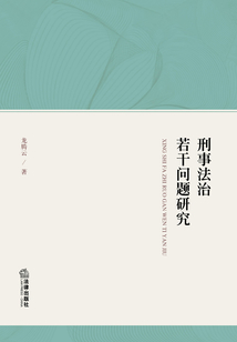 刑事法治若干問題研究