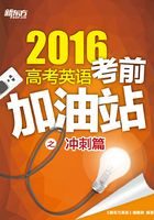 （2016）高考英语考前加油站之冲刺篇在线阅读