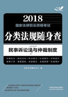 2018国家法律职业资格考试分类法规随身查：民事诉讼法与仲裁制度