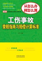 工伤事故索赔指南与赔偿计算标准在线阅读