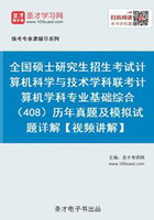 全国硕士研究生招生考试计算机科学与技术学科联考计算机学科专业基础综合（408）历年真题及模拟试题详解【视频讲解】