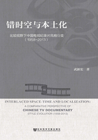 错时空与本土化：比较视野下中国电视纪录片风格衍变（1958～2013）在线阅读