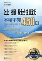 企业、社团、基金会注册登记不可不知450问