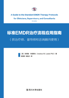 标准EMDR疗法流程应用指南：供治疗师、督导师和咨询顾问使用