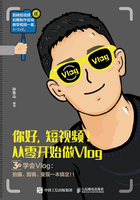 你好，短视频！从零开始做Vlog在线阅读