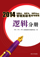 2014MBA、MPA、MPAcc管理类联考备考教程 逻辑分册在线阅读