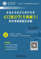 西南大学数学与统计学院432统计学[专业硕士]历年考研真题及详解在线阅读