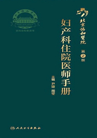 北京协和医院妇产科住院医师手册（第2版）在线阅读