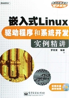 嵌入式Linux驱动程序和系统开发实例精讲在线阅读