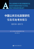 中国公共文化政策研究实验基地观察报告（2016～2017）