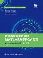 数字通信同步技术的MATLAB与FPGA实现：Altera/Verilog版（第2版）