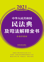 中华人民共和国民法典及司法解释全书（含指导案例）（2021年版）在线阅读