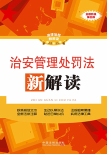 治安管理處罰法新解讀