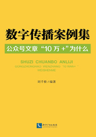 数字传播案例集：公众号文章“10万+”为什么在线阅读